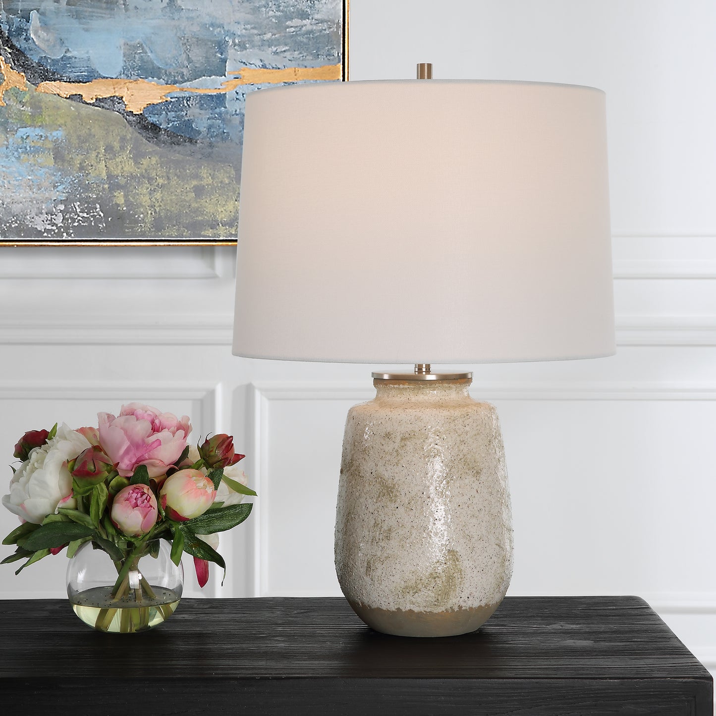 Uttermost Medan Taupe & Gray Table Lamp 30251-1