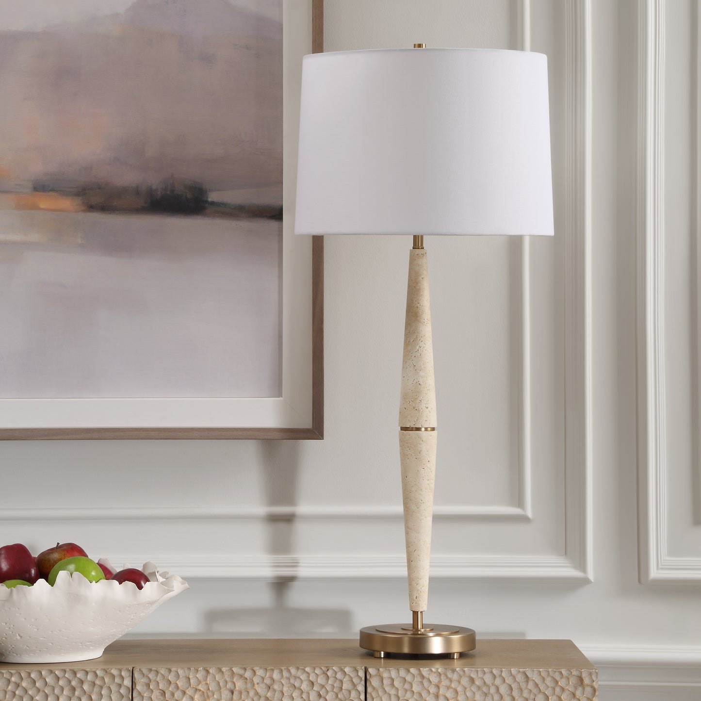 Uttermost Palu Travertine Table Lamp 30247