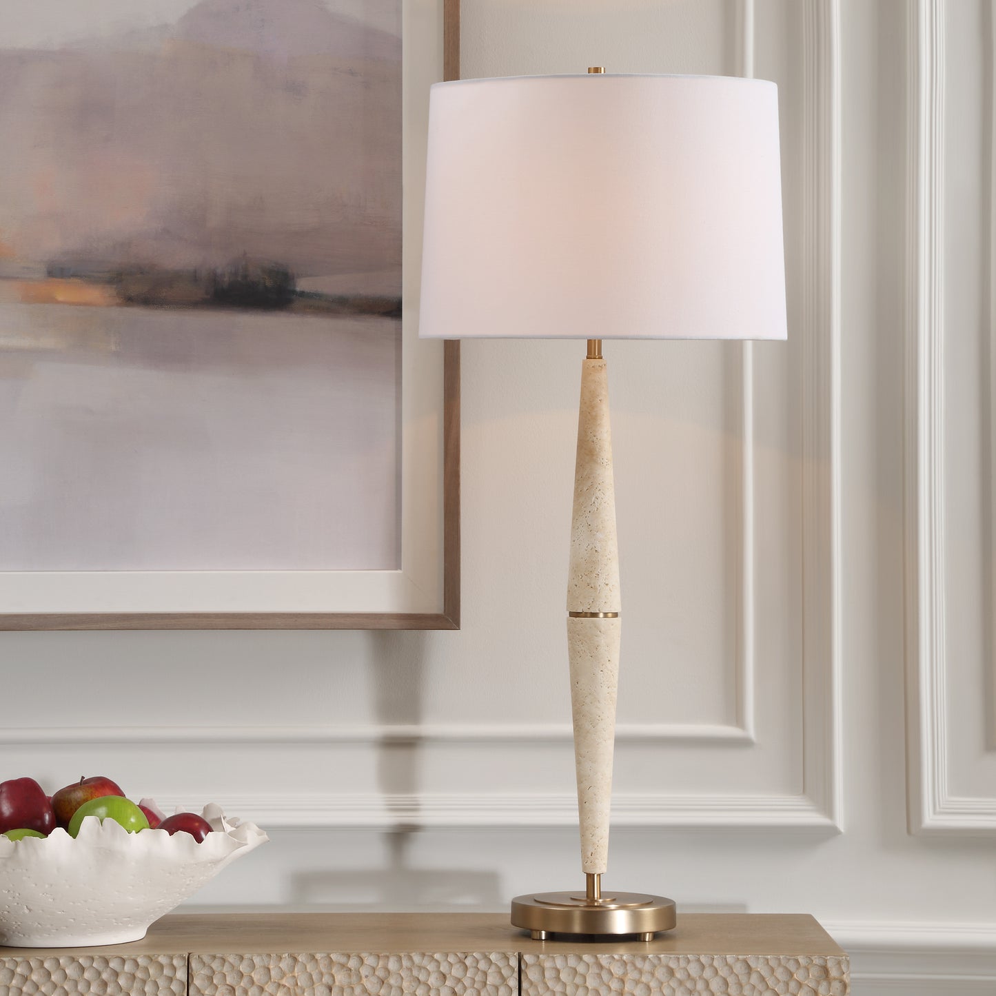 Uttermost Palu Travertine Table Lamp 30247