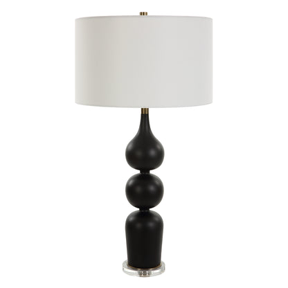 Uttermost Caviar Black Table Lamp 30260