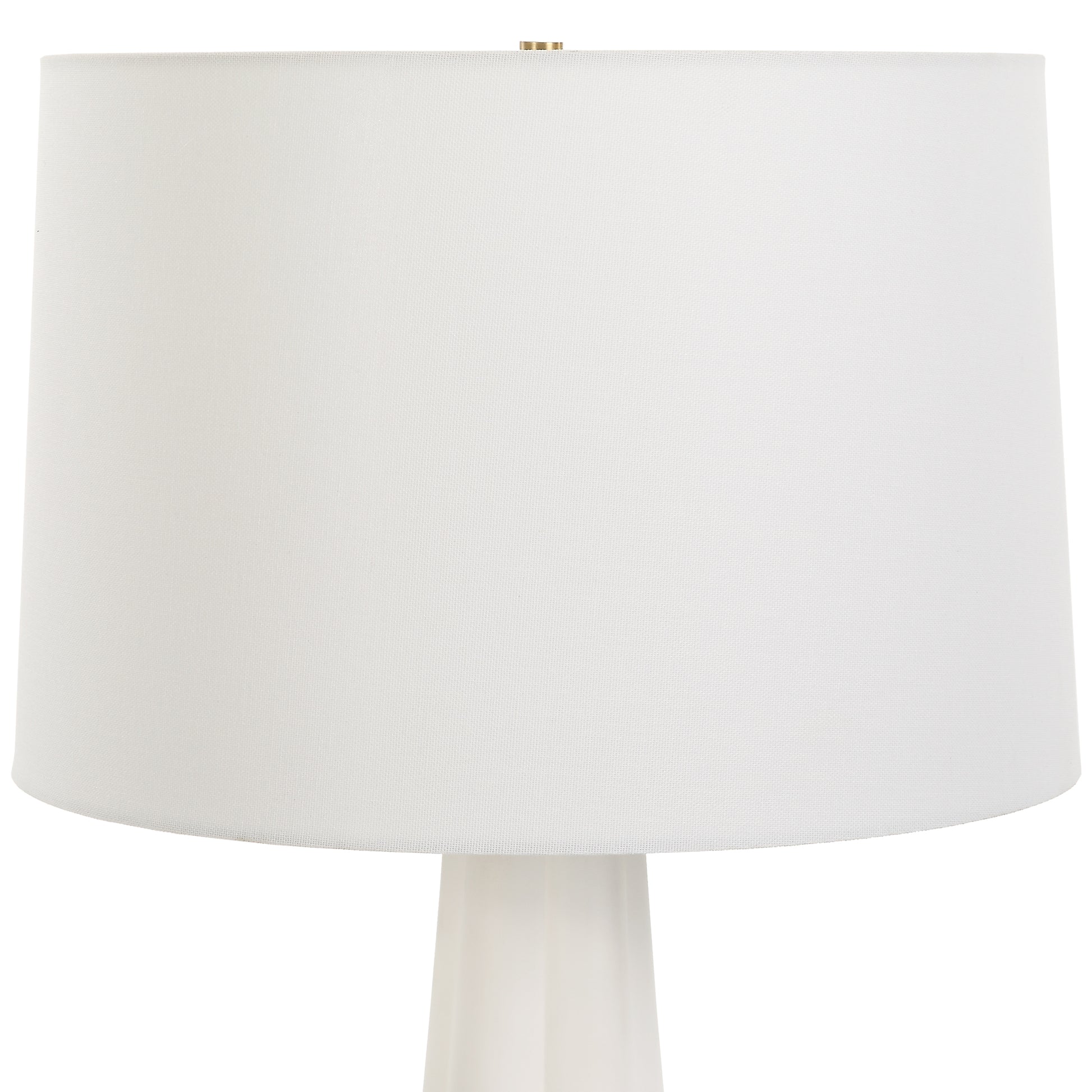 Lily Lifestyle Satin White Glaze With Gold Accents On Ceramic Body