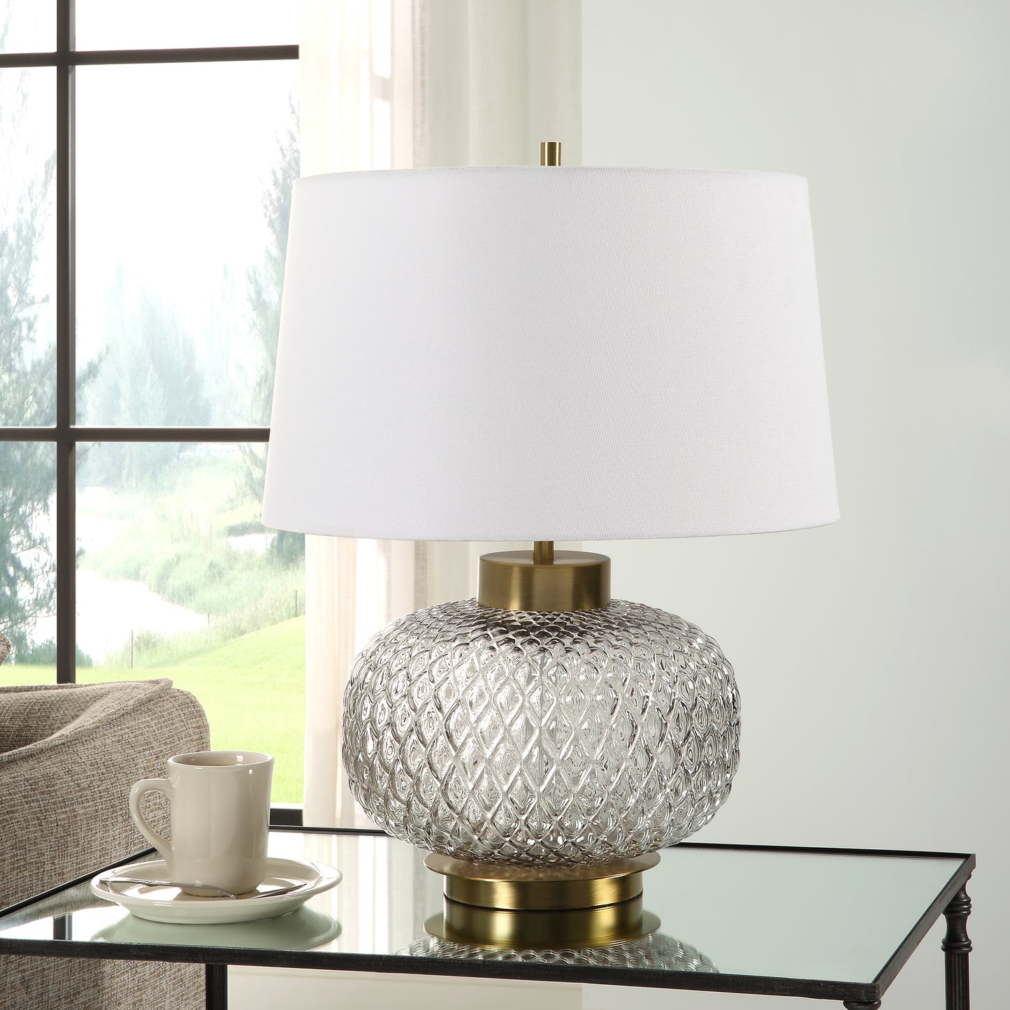 Uttermost Estelle Glass Table Lamp 30285-1