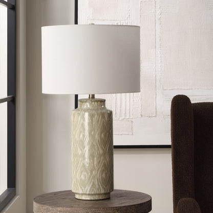 Uttermost Laurel Sage Ceramic Table Lamp 30366-1