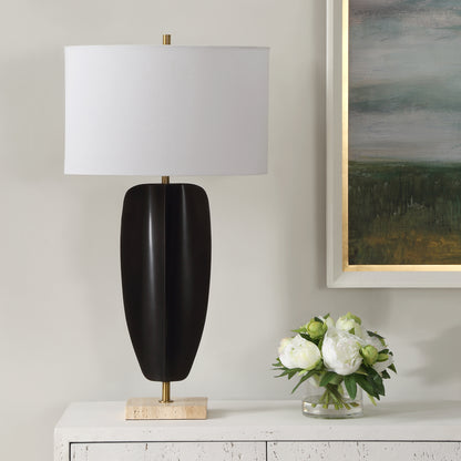 Uttermost Kure Black Table Lamp 30384