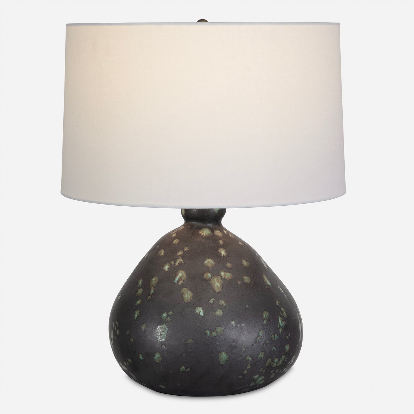 Uttermost Killarney Distressed Green Table Lamp 30375-1