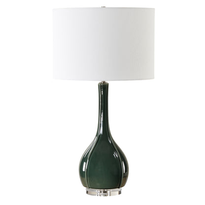 Uttermost Essex Green Glass Table Lamp 30395-1