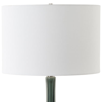 Uttermost Essex Green Glass Table Lamp 30395-1