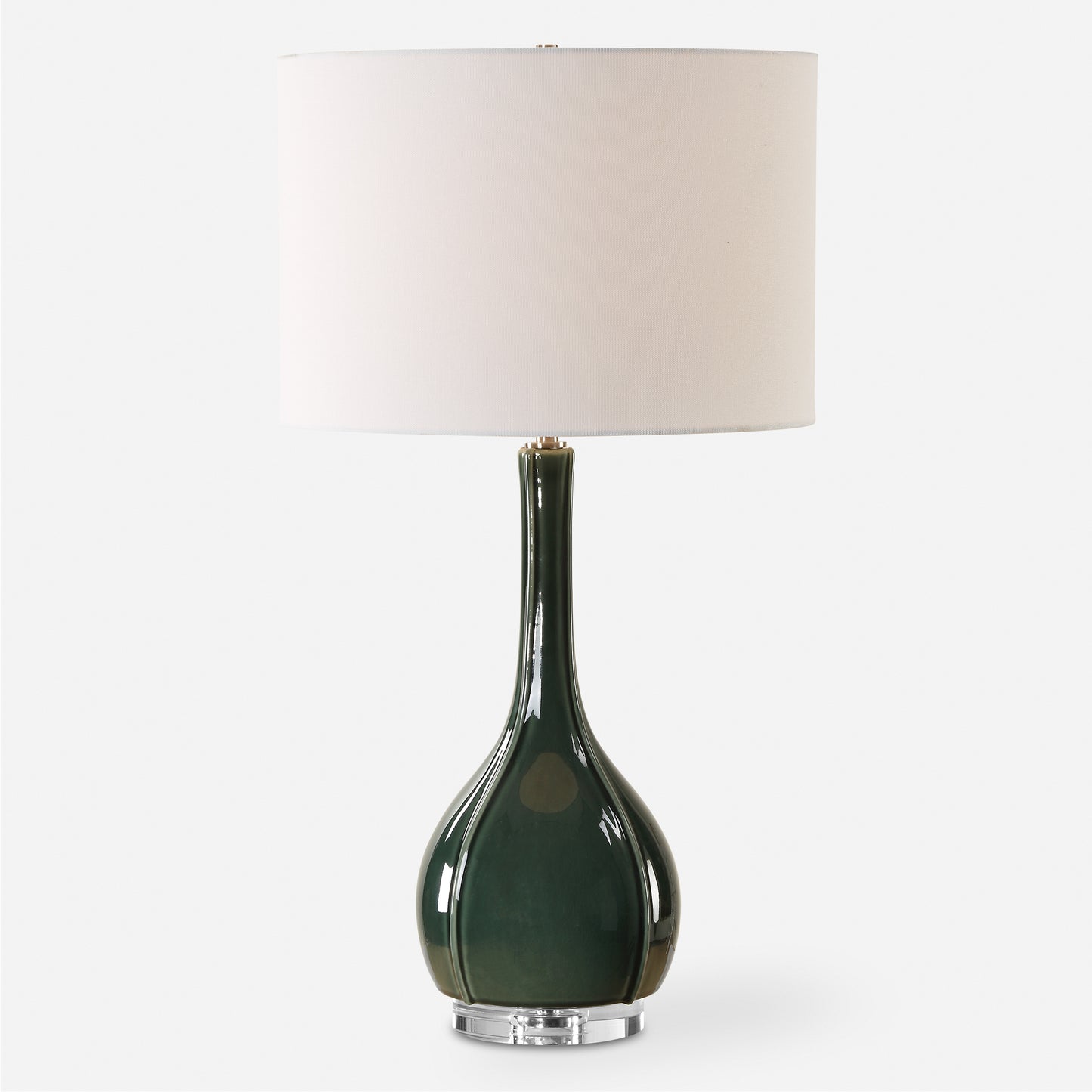 Uttermost Essex Green Glass Table Lamp 30395-1