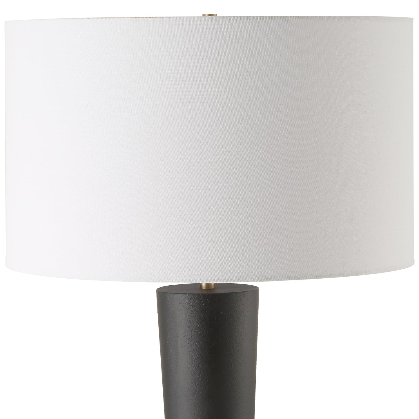 Uttermost Layla Black Tapered Floor Lamp 30351