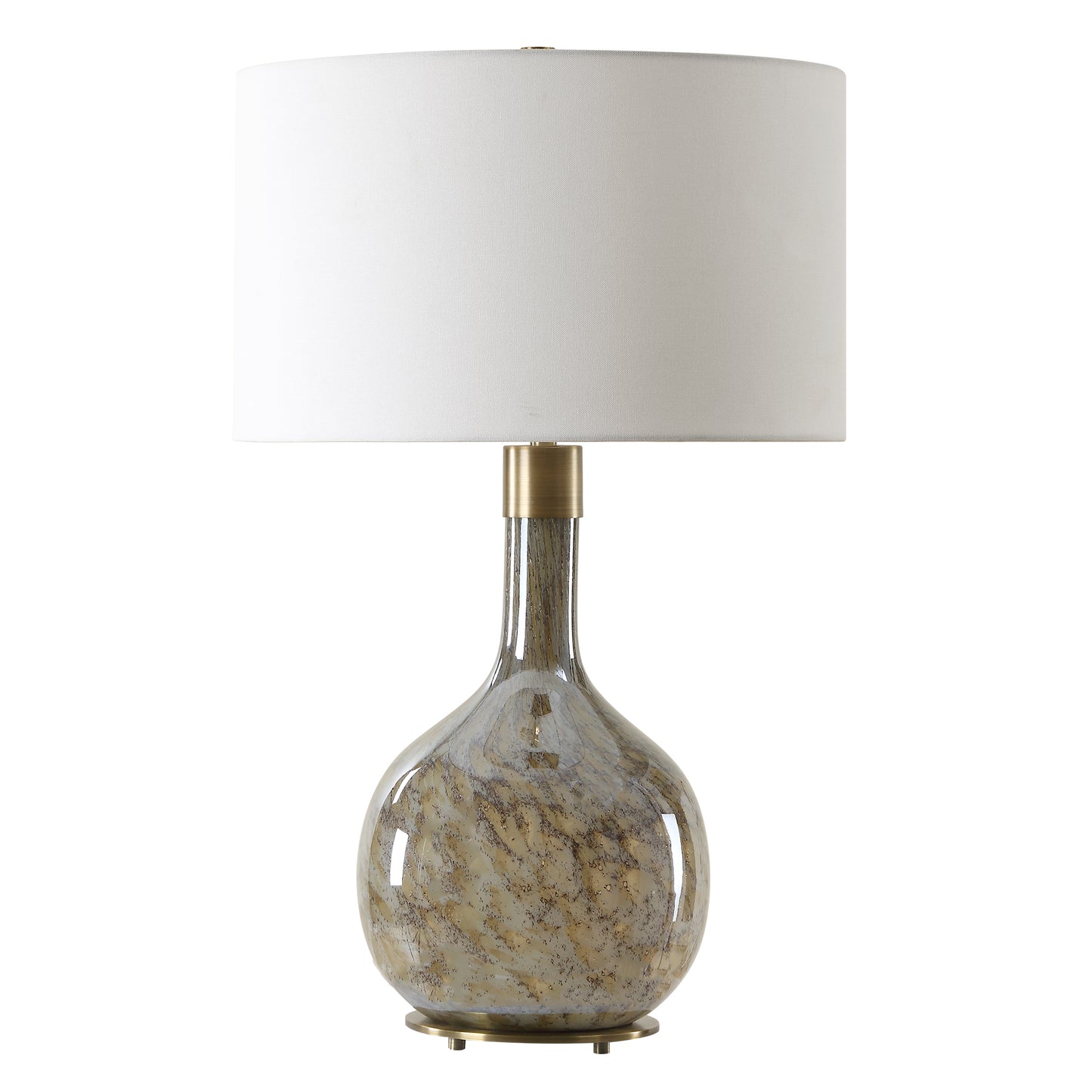 Uttermost Rhine Brown Glass Table Lamp 30349-1