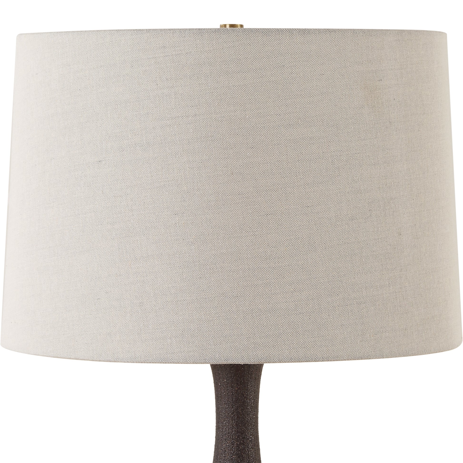 Uttermost Rimini Black Glaze Table Lamp 30373