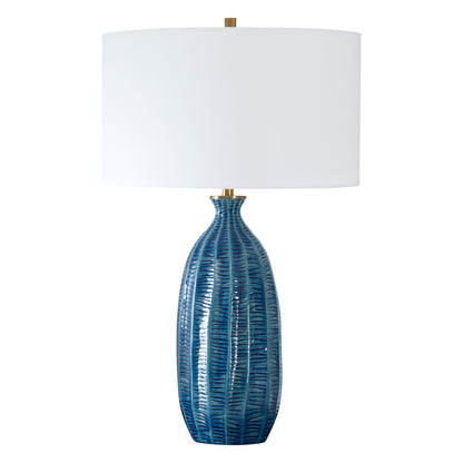 Uttermost Bixby Blue Table Lamp 30377-1