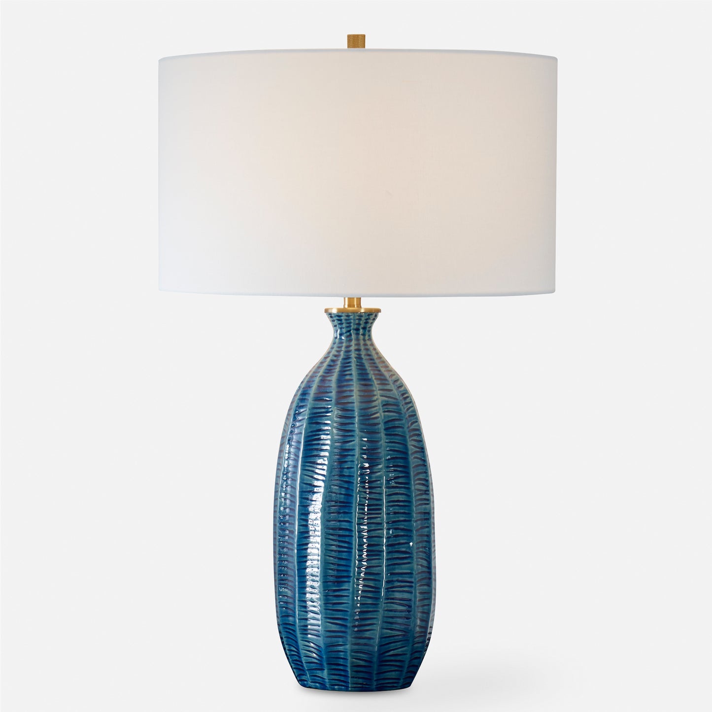 Uttermost Bixby Blue Table Lamp 30377-1