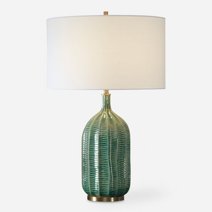 Uttermost Bixby Green Table Lamp 30378-1