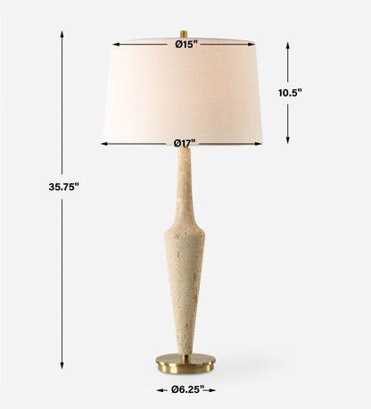 Uttermost Juliet Travertine Table Lamp 30385