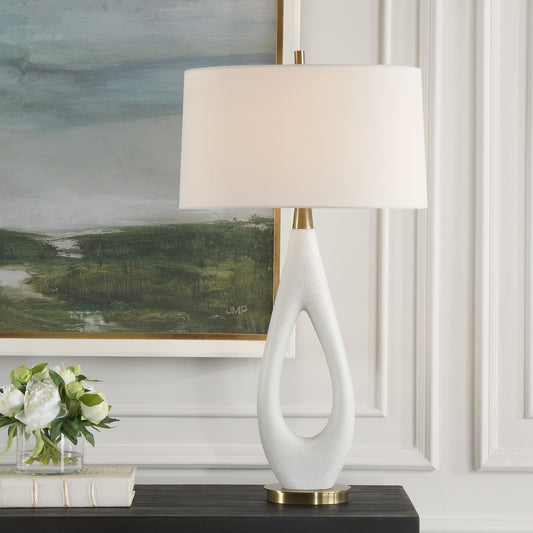 Uttermost Promenade White Table Lamp 30387