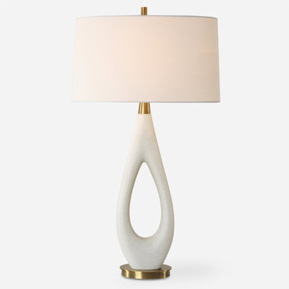 Uttermost Promenade White Table Lamp 30387