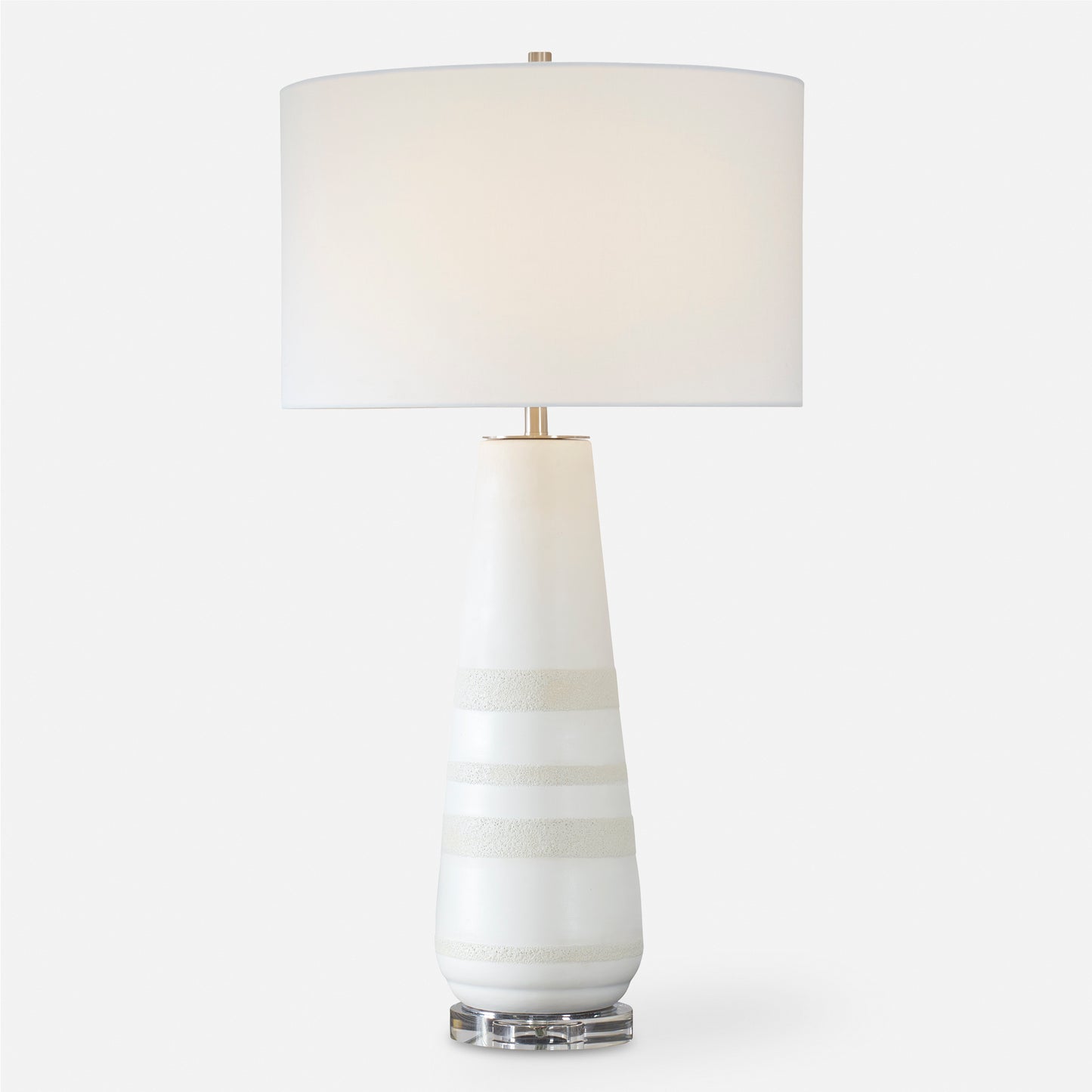 Uttermost Santino Crackled Ivory Table Lamp 30380-1