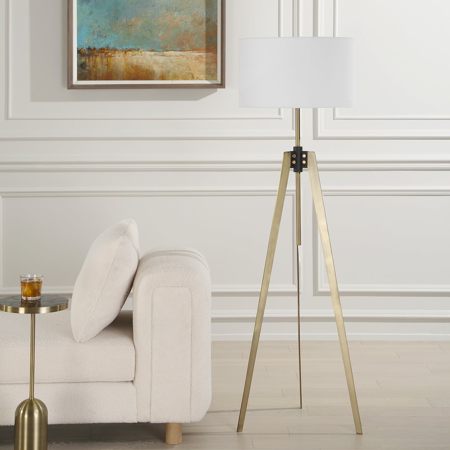 Uttermost Anchorage Tri-pod Floor Lamp 30357