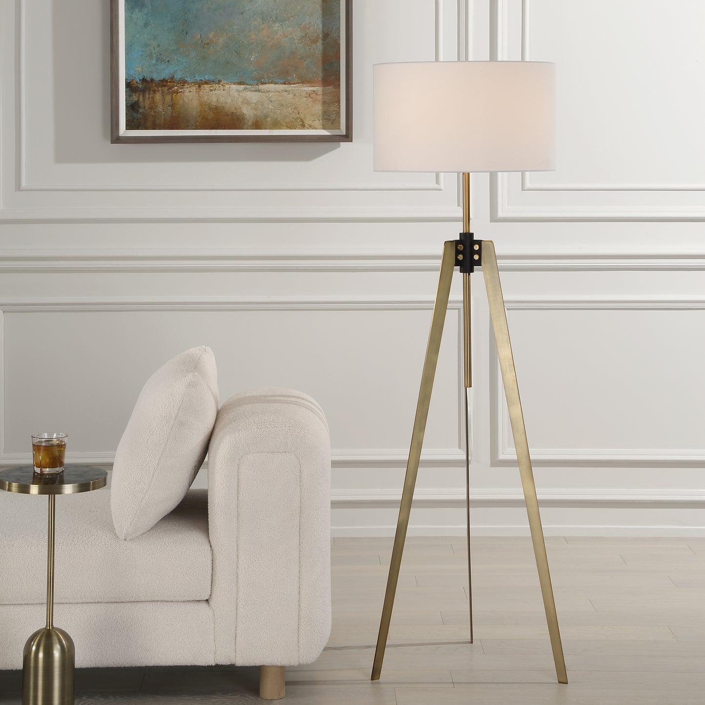 Uttermost Anchorage Tri-pod Floor Lamp 30357