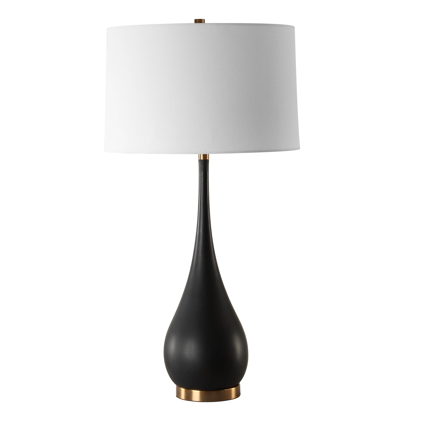 Uttermost Nocturnal Black Table Lamp 30360