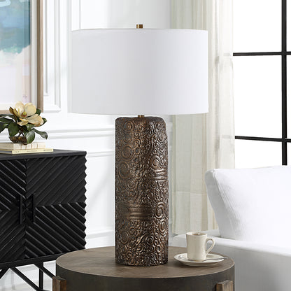 Uttermost Malaga Brass Table Lamp 30361