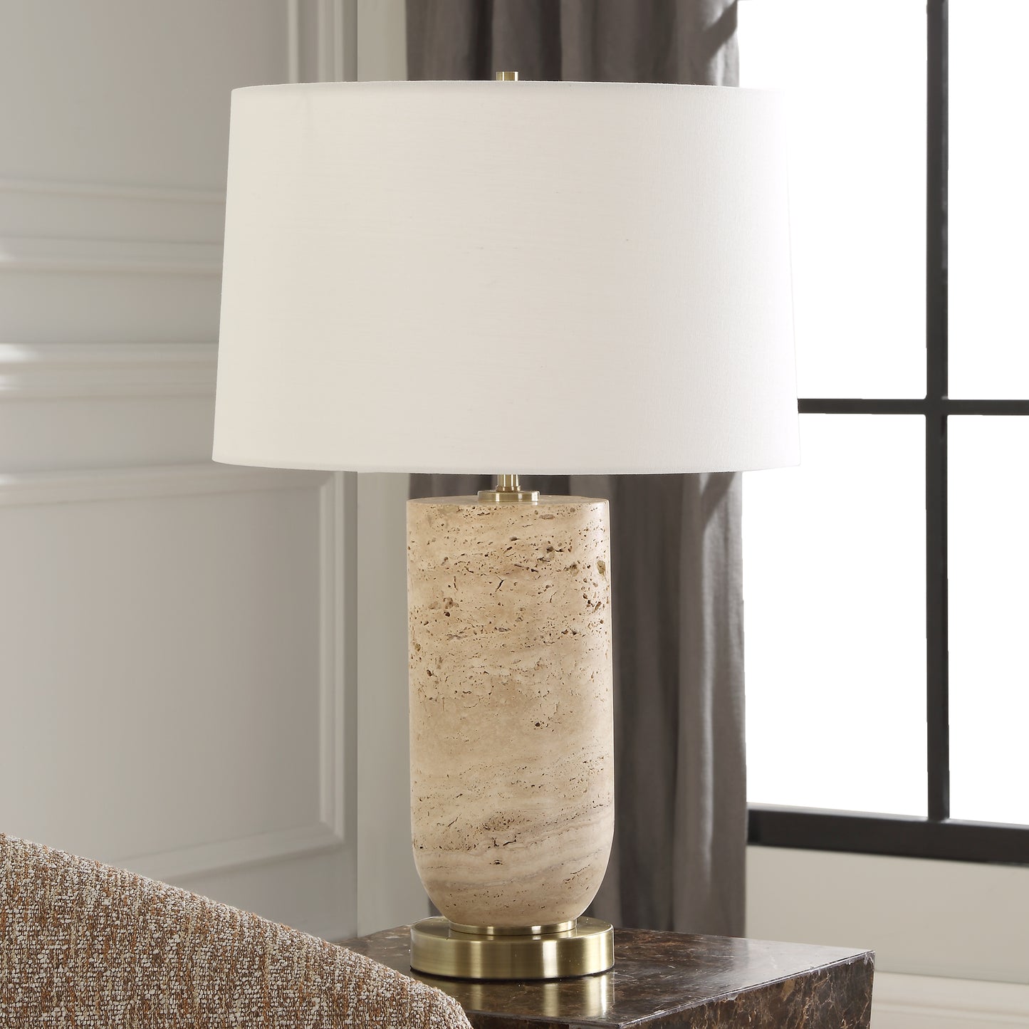 Uttermost Aubrey Travertine Table Lamp 30409-1