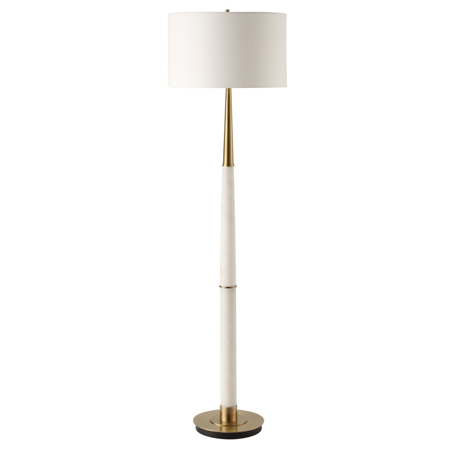 Uttermost Faro White Marble Floor Lamp 30374