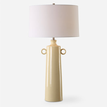 Uttermost Florero Pale Yellow Table Lamp 30397