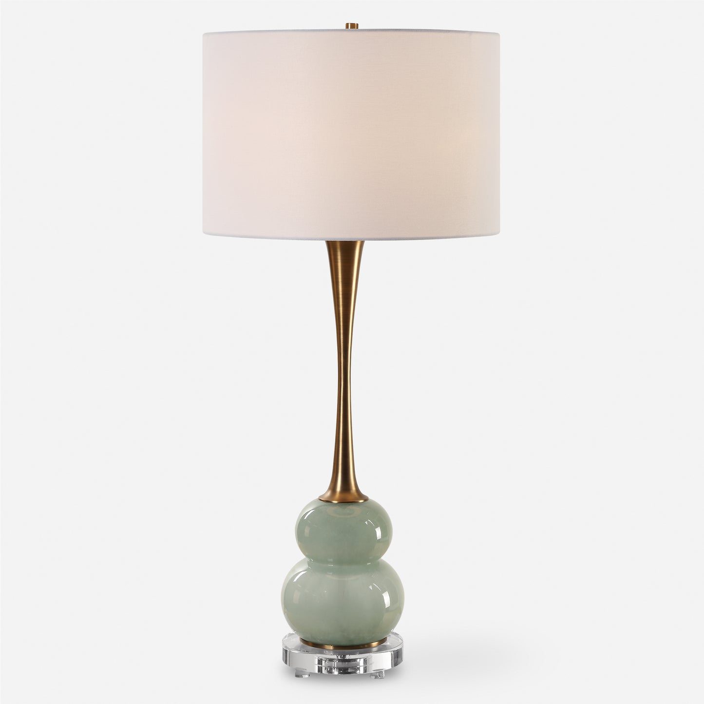 Uttermost Sanctuary Green Gray Table Lamp 30298-1