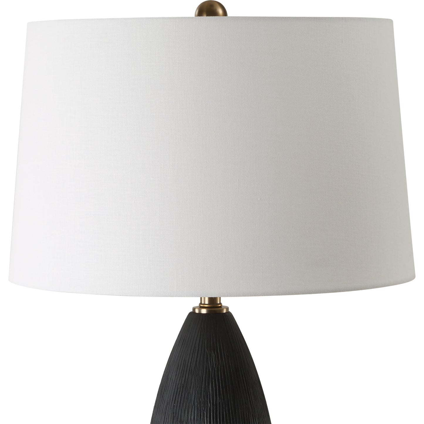 Uttermost Jett Black Table Lamp 30299