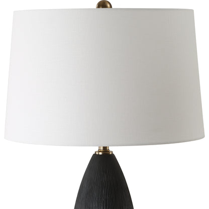 Uttermost Jett Black Table Lamp 30299