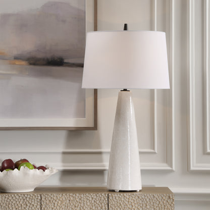 Uttermost Loire Ivory Glaze Table Lamp 30319