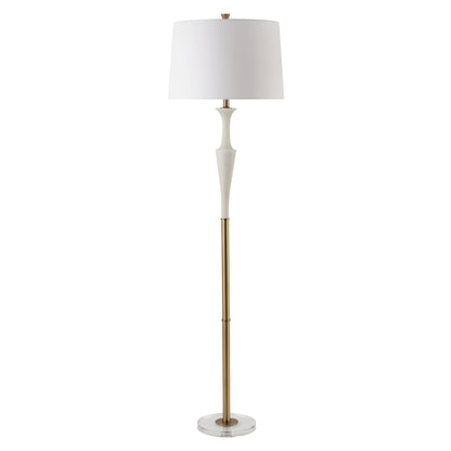 Uttermost Colette White Stone Floor Lamp 30344-1