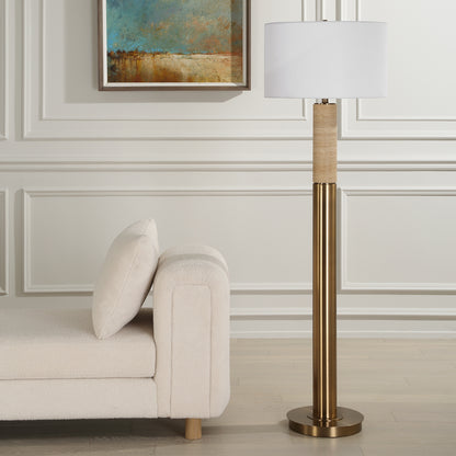 Uttermost Knox Travertine Floor Lamp 30294