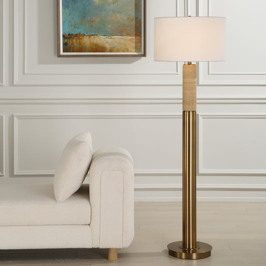 Uttermost Knox Travertine Floor Lamp 30294