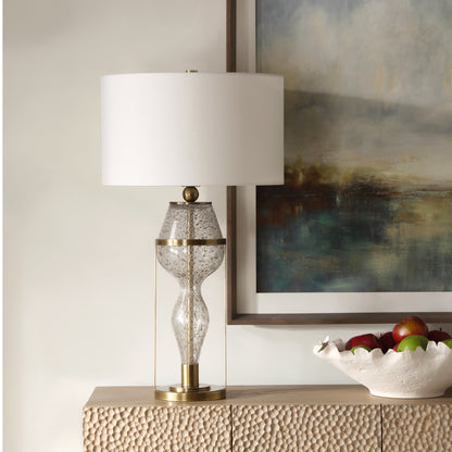 Uttermost Out Of Time Seeded Glass Table Lamp 30405