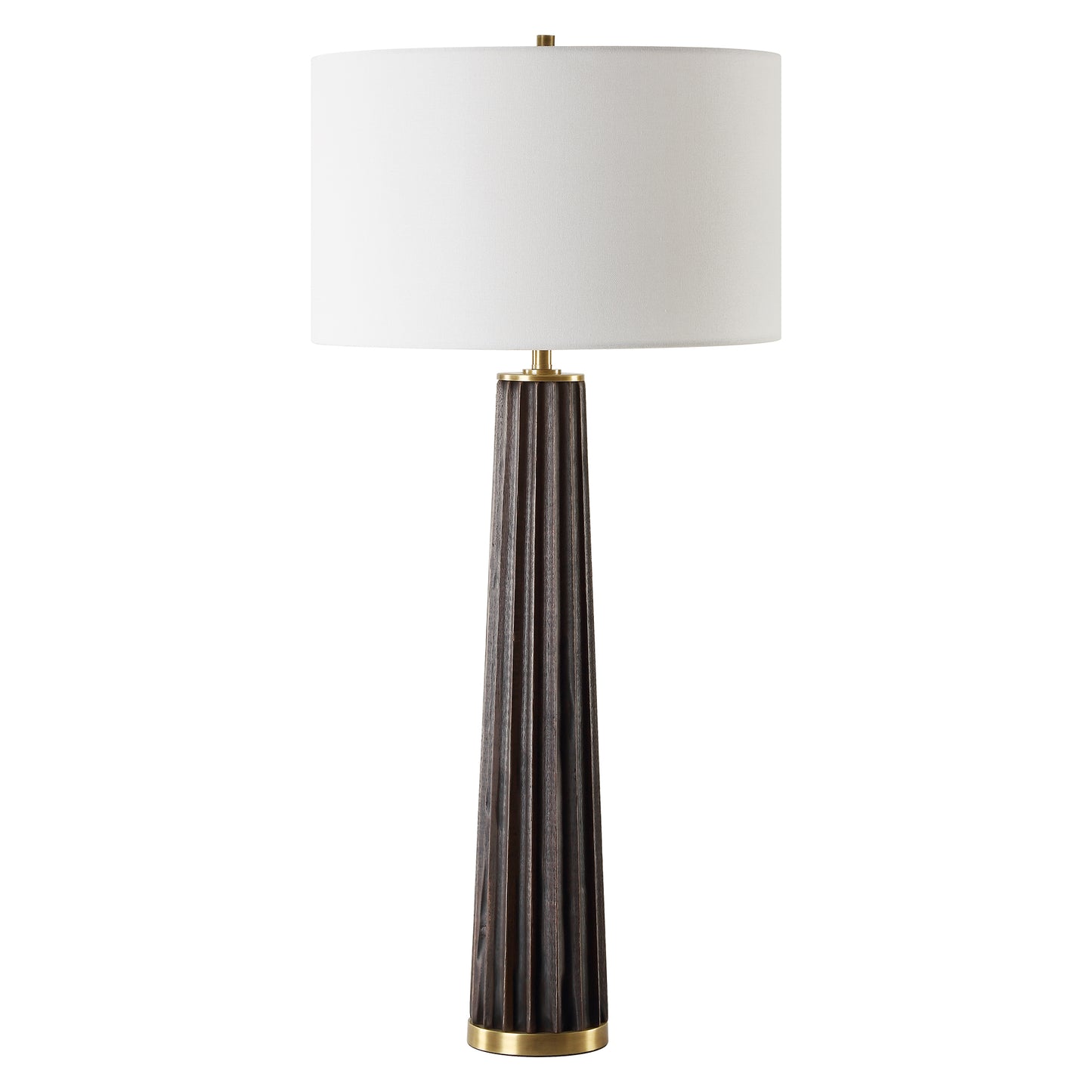 Uttermost Forage Dark Scalloped Table Lamp 30404-1