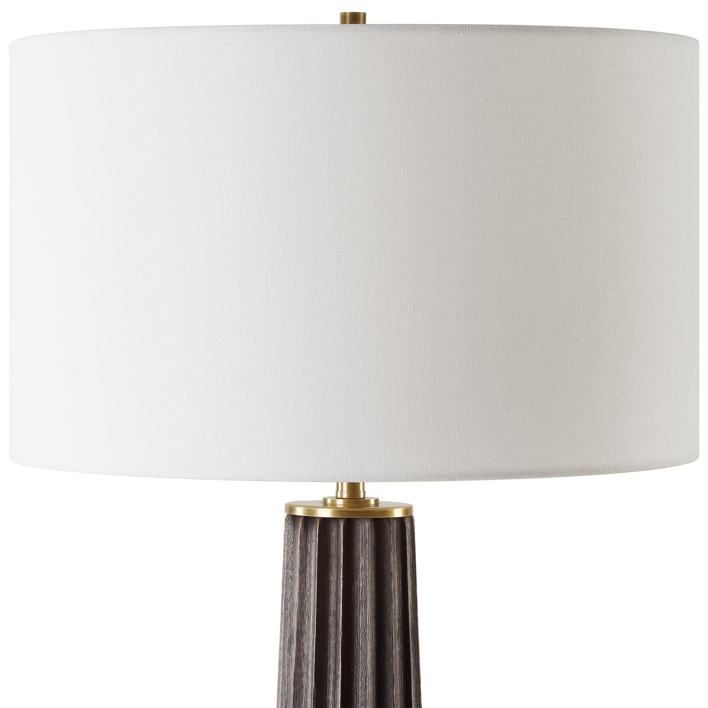 Uttermost Forage Dark Scalloped Table Lamp 30404-1