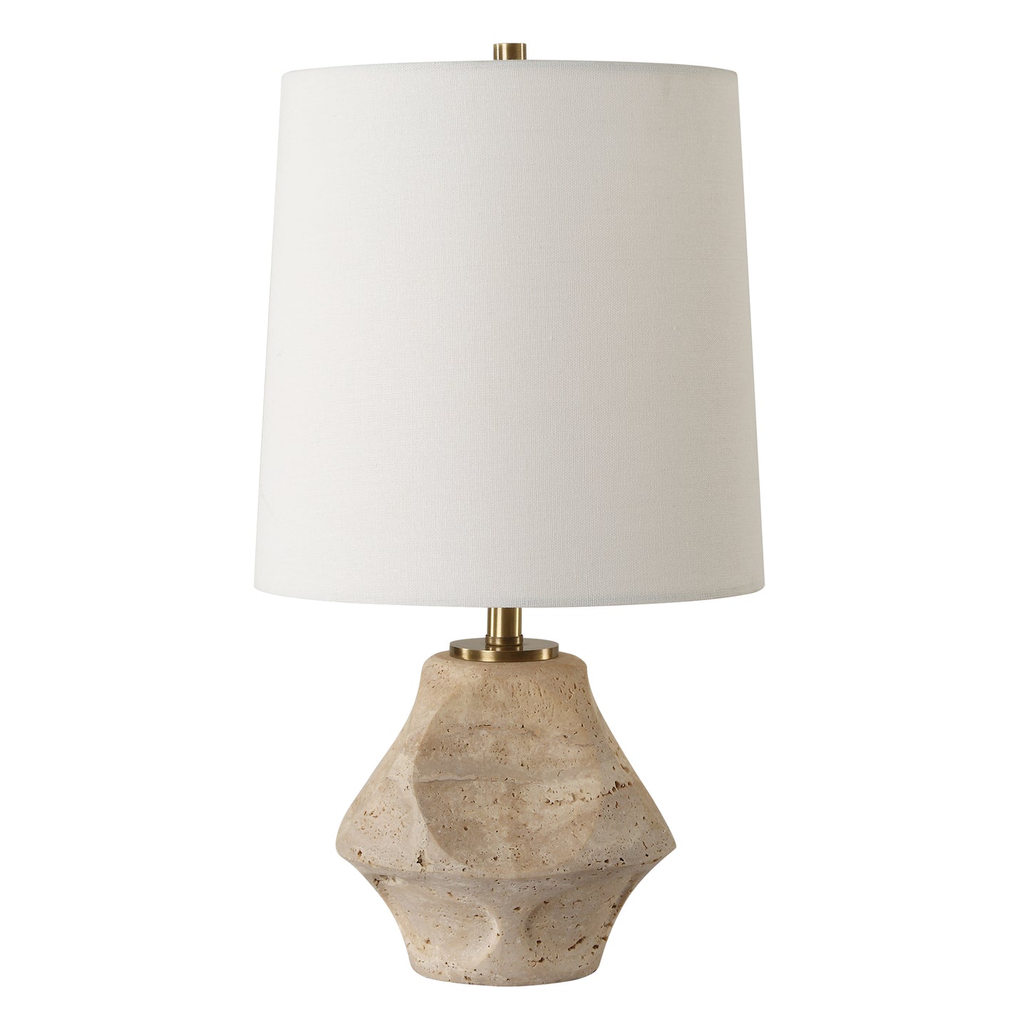 Uttermost Indent Travertine Accent Lamp 30414-1