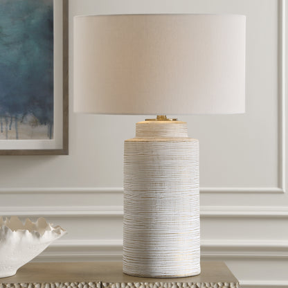 Uttermost Crimp Ribbed Table Lamp 30419