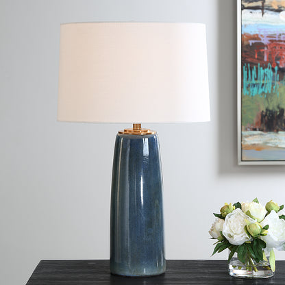 Uttermost Submerged Deep Blue Table Lamp 30363-1