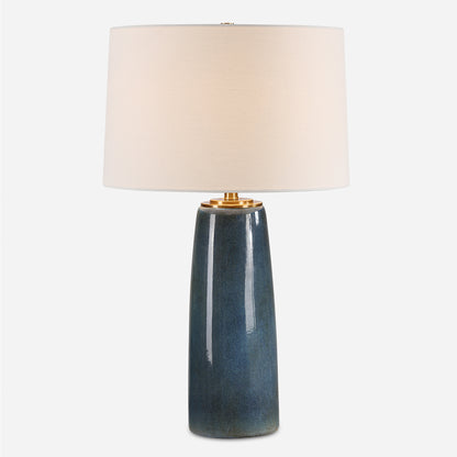 Uttermost Submerged Deep Blue Table Lamp 30363-1