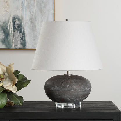 Uttermost Beckley Gray Stone Table Lamp 30430-1