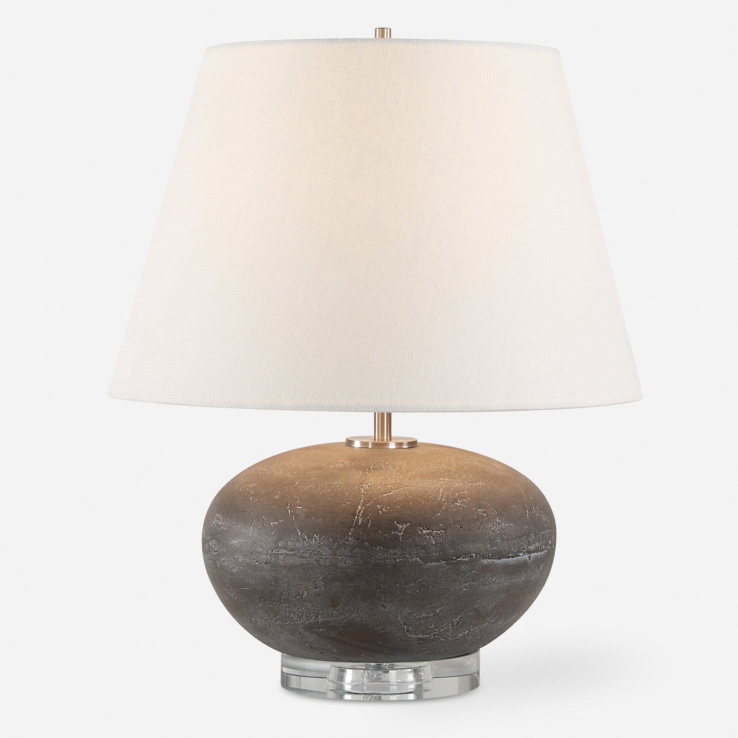 Uttermost Beckley Gray Stone Table Lamp 30430-1