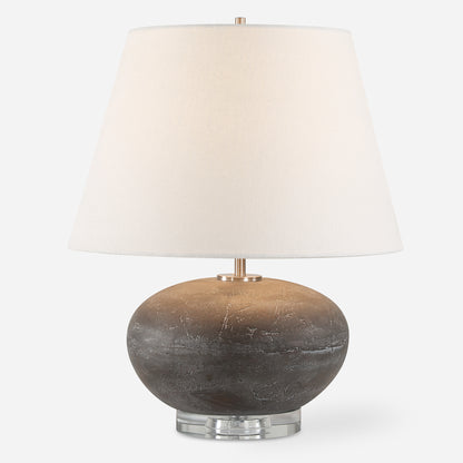 Uttermost Beckley Gray Stone Table Lamp 30430-1