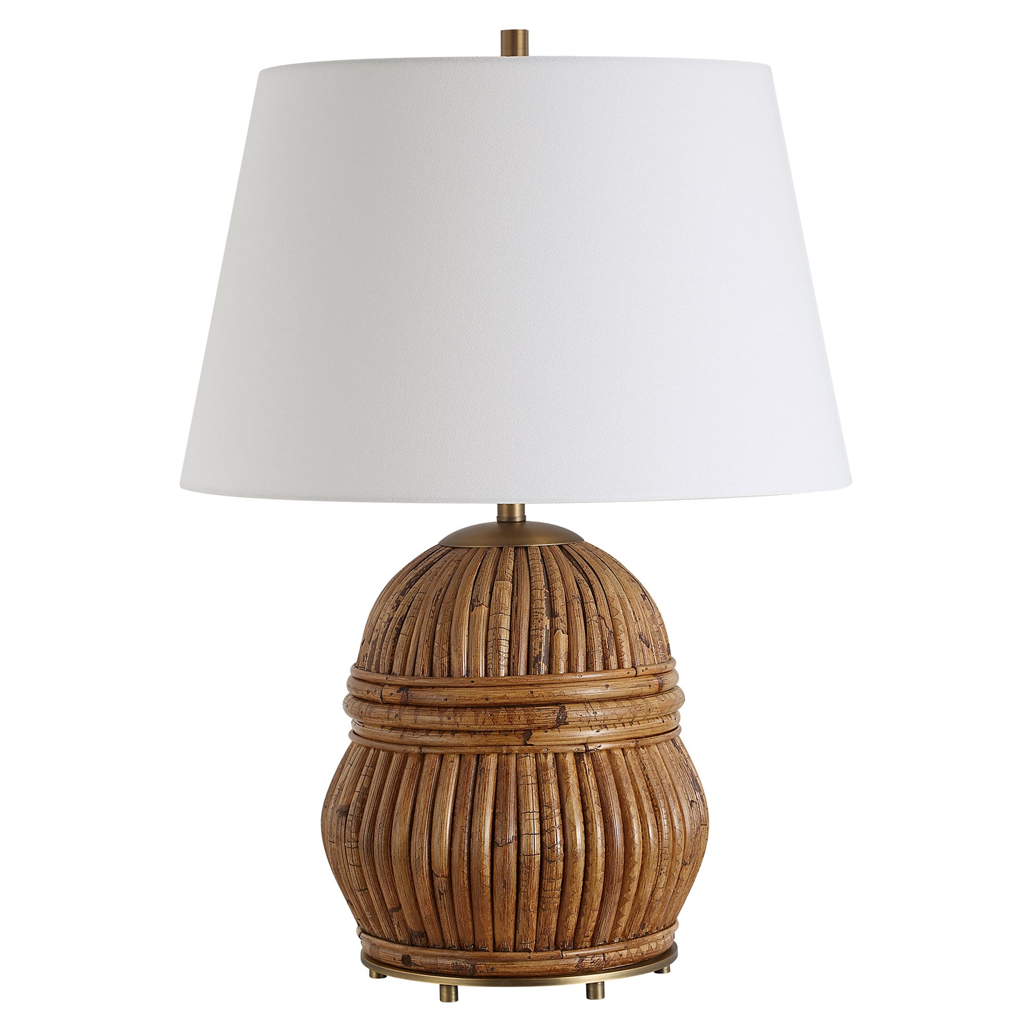 Uttermost Reed Honey Rattan Table Lamp 30429