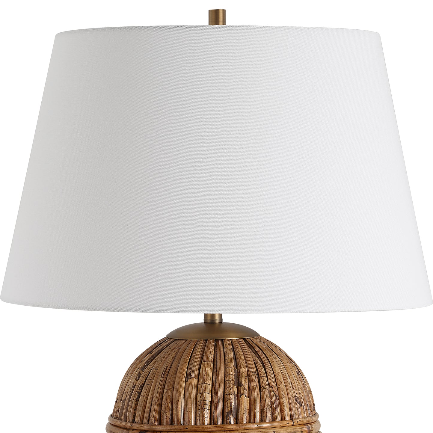 Uttermost Reed Honey Rattan Table Lamp 30429