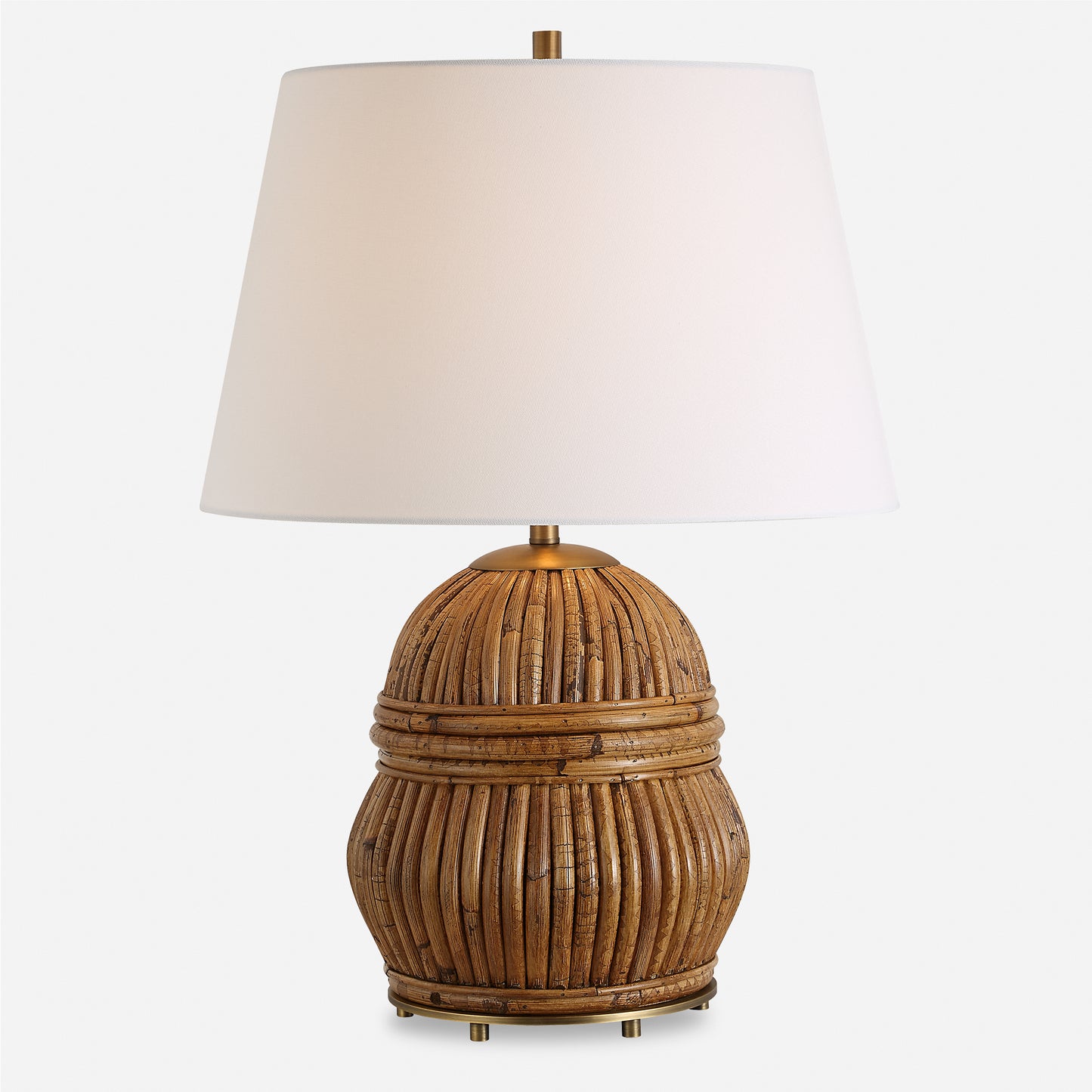 Uttermost Reed Honey Rattan Table Lamp 30429