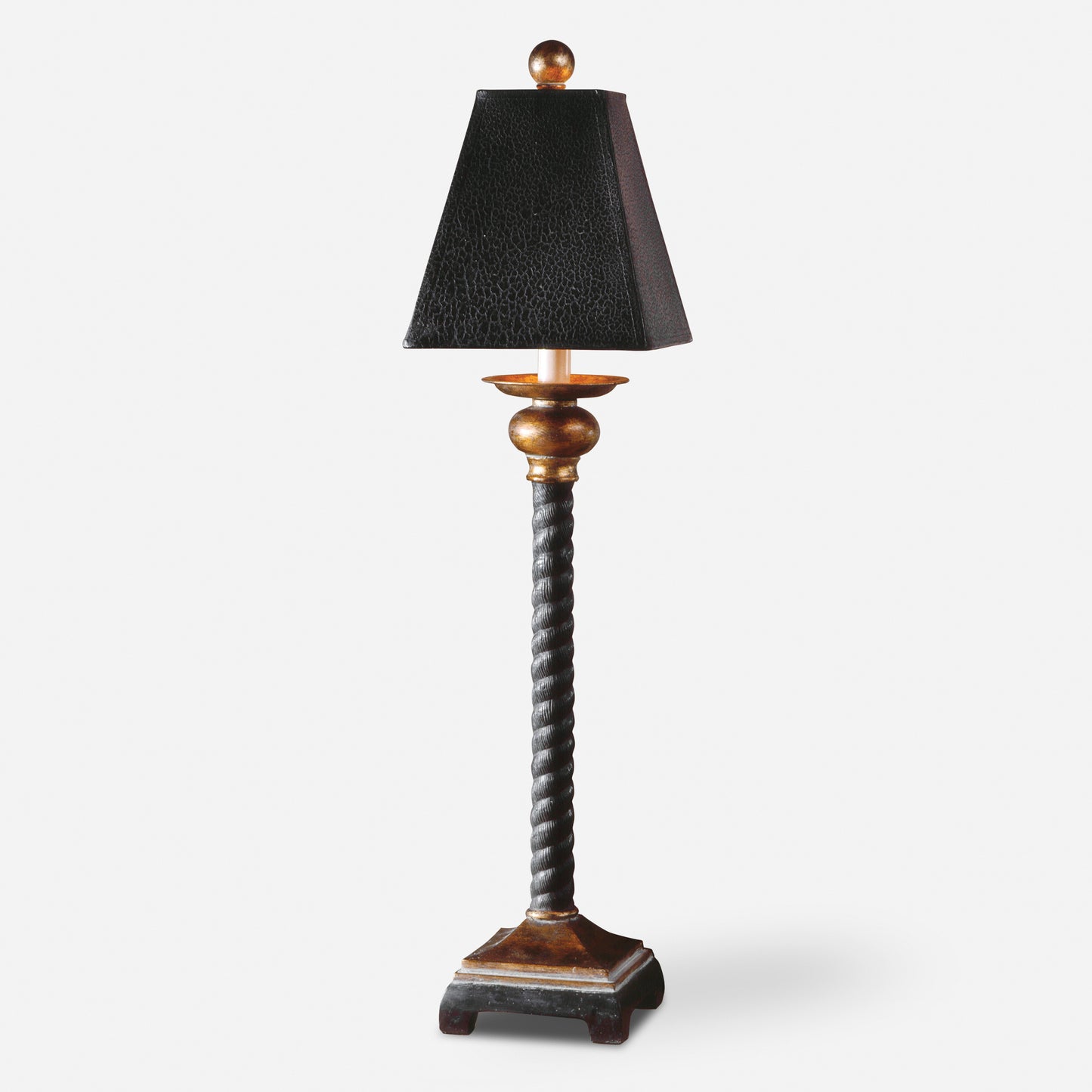 Uttermost Bellcord Black Buffet Lamp 29007